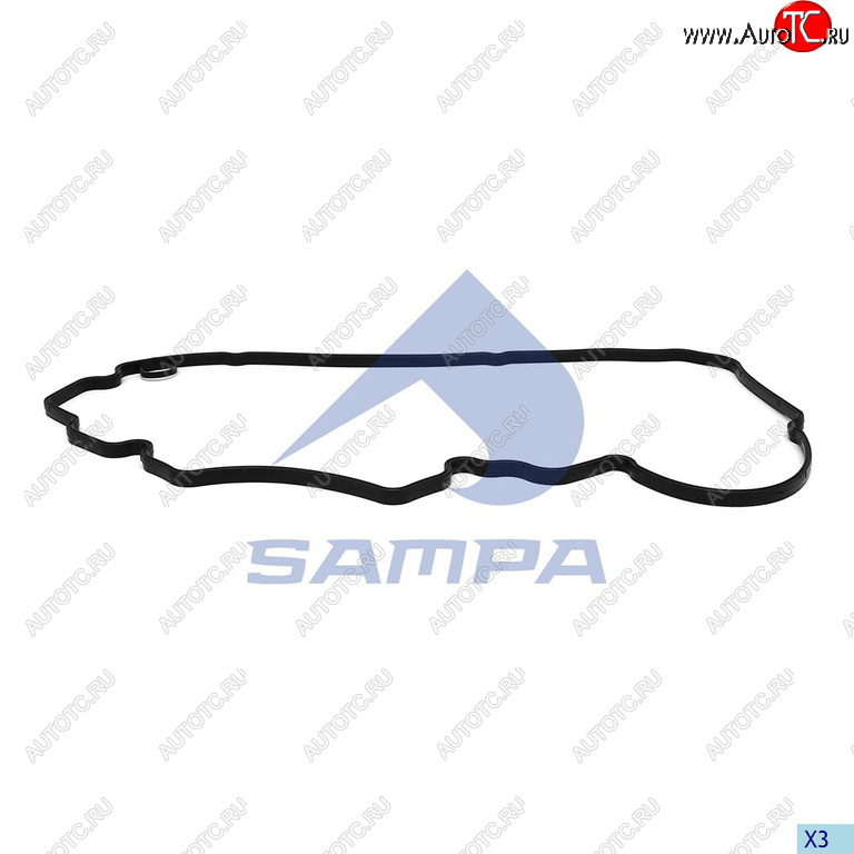 399 р. Прокладка MERCEDES дв.OM501A,LA крышки двигателя передней SAMPA SAMPA 207.208  с доставкой в г. Воронеж