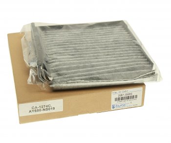 349 р. Фильтр воздушный салона TOYOTA Corolla,Rav 4 (06-) LEXUS GS (05-) угольный ITSUMO ITSUMO 2087-05655  с доставкой в г. Воронеж. Увеличить фотографию 1