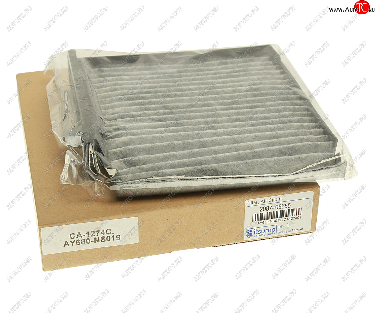349 р. Фильтр воздушный салона TOYOTA Corolla,Rav 4 (06-) LEXUS GS (05-) угольный ITSUMO ITSUMO 2087-05655  с доставкой в г. Воронеж