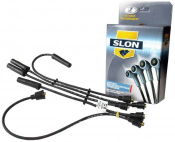 969 р. Провод высоковольтный ВАЗ-2101-2107 комплект силикон SLON SLON 2101-3707080  с доставкой в г. Воронеж. Увеличить фотографию 1