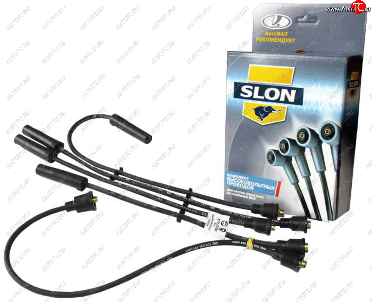 969 р. Провод высоковольтный ВАЗ-2101-2107 комплект силикон SLON SLON 2101-3707080  с доставкой в г. Воронеж