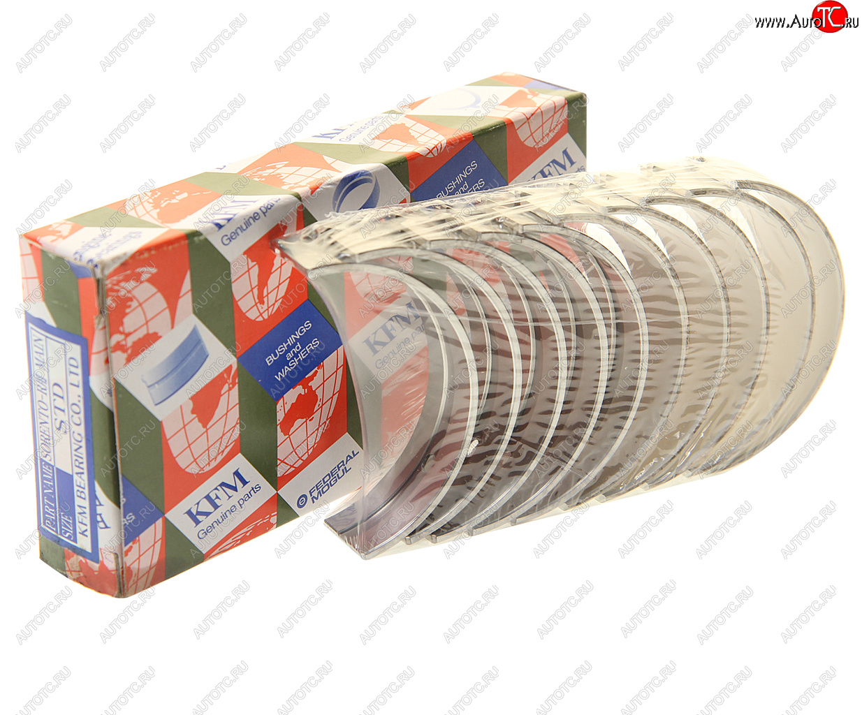 3 399 р. Вкладыши HYUNDAI Santa Fe (10-) (2.2),ix35 (10-) (2.0) (TCI) коренные STD комплект (10шт.) KFM KFM 21020-2f903  с доставкой в г. Воронеж