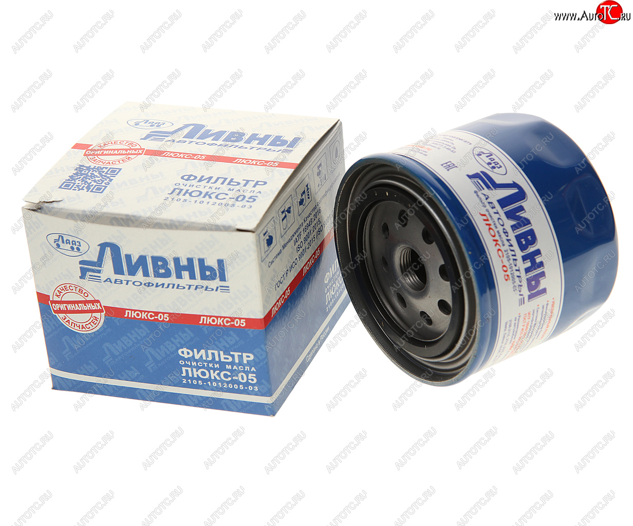 379 р. Фильтр масляный ВАЗ-2101-2107,2121-21213,УАЗ (инд.упаковка) ЛЮКС Ливны ЛИВНЫ 2105-1012005-03  с доставкой в г. Воронеж