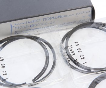 2 599 р. Кольца поршневые ВАЗ-21083,21213 d=82.8 АвтоВАЗ LADA 21083-1000100-32  с доставкой в г. Воронеж. Увеличить фотографию 2