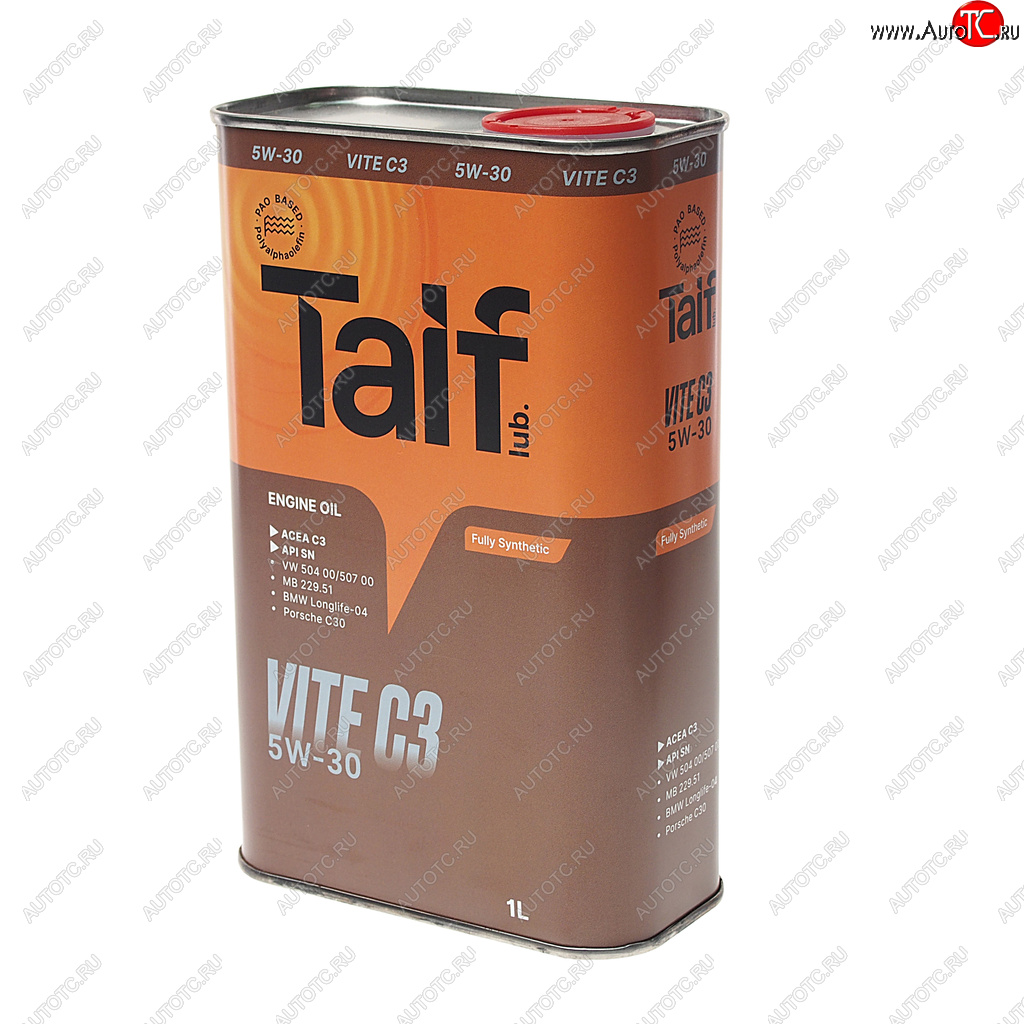 779 р. Масло моторное VITE PAO 5W30 C3SN синт.1л TAIF TAIF 211013  с доставкой в г. Воронеж