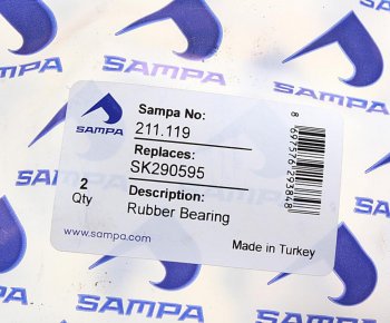 369 р. Втулка JOST JSK36AV опоры седельного устройства SAMPA SAMPA 211.119  с доставкой в г. Воронеж. Увеличить фотографию 3