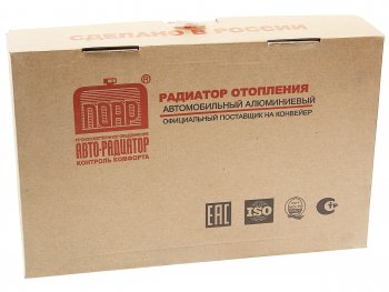2 699 р. Радиатор отопителя ГАЗ-3221,2217,2705 салона (длинный) алюминиевый ПОАР ПОАР 2112.077  с доставкой в г. Воронеж. Увеличить фотографию 4