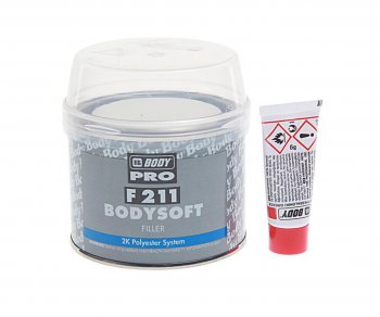 449 р. Шпатлевка полиэфирная SOFT 211 0.25кг BODY BODY 2112300000  с доставкой в г. Воронеж. Увеличить фотографию 1
