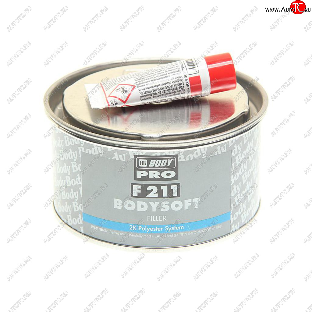 479 р. Шпатлевка полиэфирная SOFT 211 0.38кг BODY BODY 2112300050  с доставкой в г. Воронеж