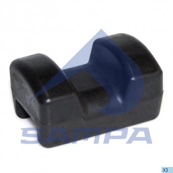 246 р. Подушка опоры седла нижняя прямоугольная (SK-S36.22) George Fischer SAMPA SAMPA 211.271  с доставкой в г. Воронеж. Увеличить фотографию 1