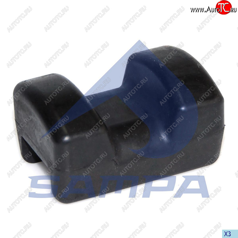 246 р. Подушка опоры седла нижняя прямоугольная (SK-S36.22) George Fischer SAMPA SAMPA 211.271  с доставкой в г. Воронеж