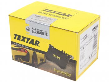 3 199 р. Колодки тормозные передние (4шт.) TEXTAR Лада 2110 седан (1995-2007)  с доставкой в г. Воронеж. Увеличить фотографию 2