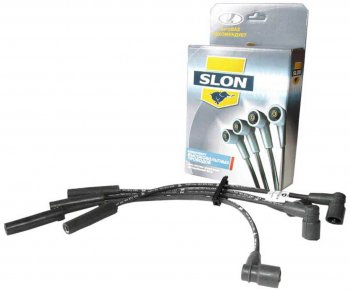 1 339 р. Провод высоковольтный ВАЗ-2123 комплект силикон SLON SLON 2123-3707080-10  с доставкой в г. Воронеж. Увеличить фотографию 1