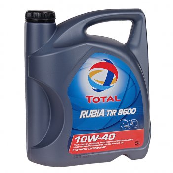 4 799 р. Масло дизельное RUBIA TIR 8600 10W40 псинт.5л TOTAL TOTAL 213670  с доставкой в г. Воронеж. Увеличить фотографию 1