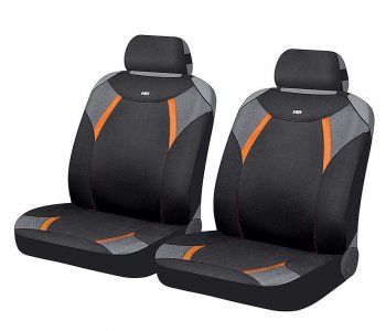 769 р. Накидка на сиденье полиэстер черная (4 предм.) (2шт.) Viper Glossy Front CARFASHION CARFASHION 21369  с доставкой в г. Воронеж. Увеличить фотографию 1