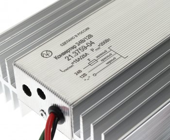 3 399 р. Преобразователь напряжения (инвертор) 24-12V 25А 200Вт ЭНЕРГОМАШ ЭНЕРГОМАШ 21.3759-04 (25а) ЭНЕРГОМАШ 21.3759-04 (25а)  с доставкой в г. Воронеж. Увеличить фотографию 4