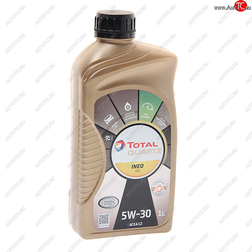1 469 р. Масло моторное QUARTZ INEO ECS 5W30 синт.1л TOTAL TOTAL 213768  с доставкой в г. Воронеж