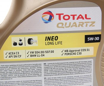 5 999 р. Масло моторное QUARTZ INEO L LIFE 5W30 синт.5л TOTAL TOTAL 213819  с доставкой в г. Воронеж. Увеличить фотографию 2