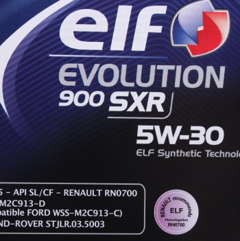 5 399 р. Масло моторное EVOLUTION 900 SXR 5W30 синт.5л ELF ELF 213894  с доставкой в г. Воронеж. Увеличить фотографию 2