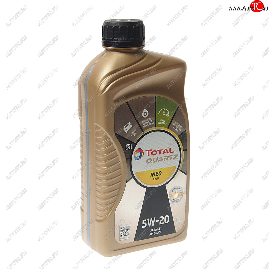 1 139 р. Масло моторное QUARTZ INEO ECOB 5W20 синт.1л TOTAL TOTAL 213978  с доставкой в г. Воронеж