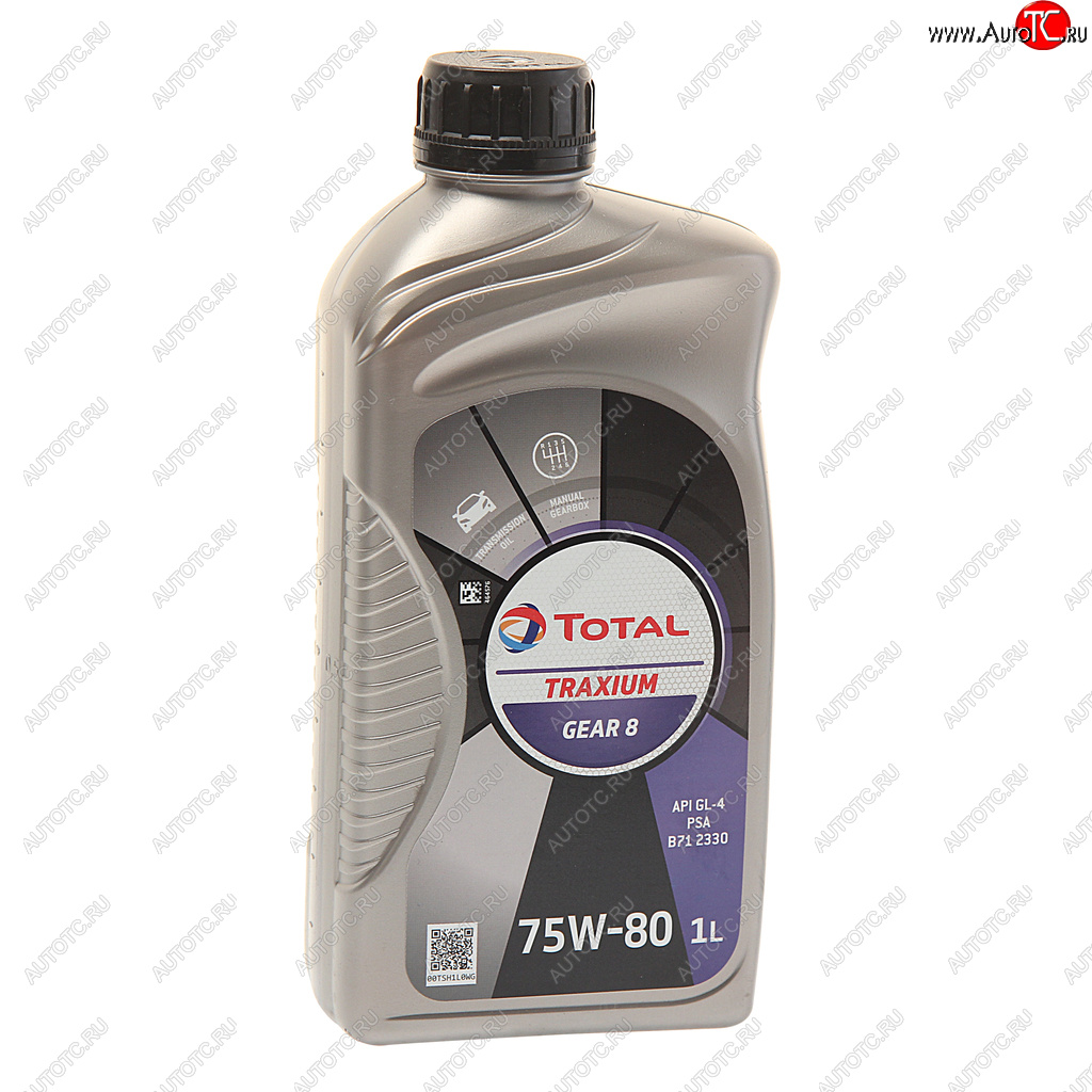 1 339 р. Масло трансмиссионное TRAXIUM Gear 8 75W80 GL-4 1л TOTAL TOTAL 214082  с доставкой в г. Воронеж