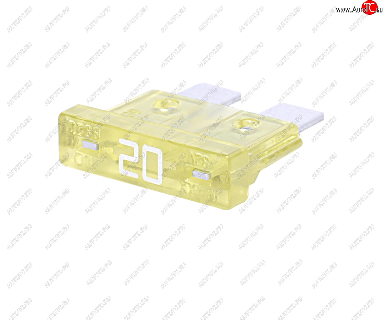 11 р. Предохранитель 20А флажковый (1шт.) FLOSSER FLOSSER 214820(204820)  с доставкой в г. Воронеж