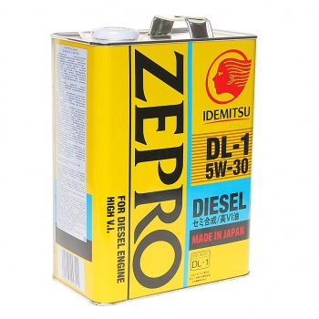 5 799 р. Масло дизельное ZEPRO DIESEL DL-1 5W30 псинт.4л IDEMITSU IDEMITSU 2156-004  с доставкой в г. Воронеж. Увеличить фотографию 1