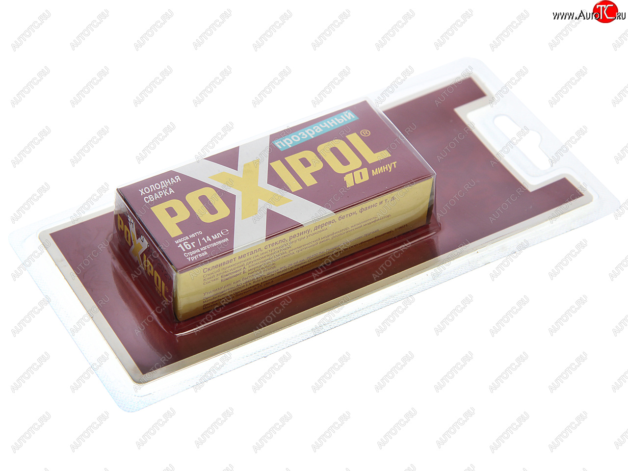 349 р. Клей эпоксидный двухкомпонентный прозрачная 14мл блистер POXIPOL POXIPOL 2200  с доставкой в г. Воронеж