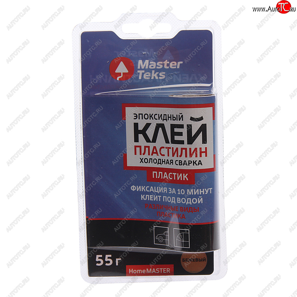 169 р. Сварка холодная для пластика 55г (-60С до +150С) двухкомпонентная MasterTeks HOMEMASTER HOMEMASTER 220387  с доставкой в г. Воронеж