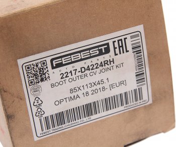 2 799 р. Пыльник ШРУСа HYUNDAI Elantra (00-) наружного комплект FEBEST FEBEST 2217-d4224rh  с доставкой в г. Воронеж. Увеличить фотографию 2