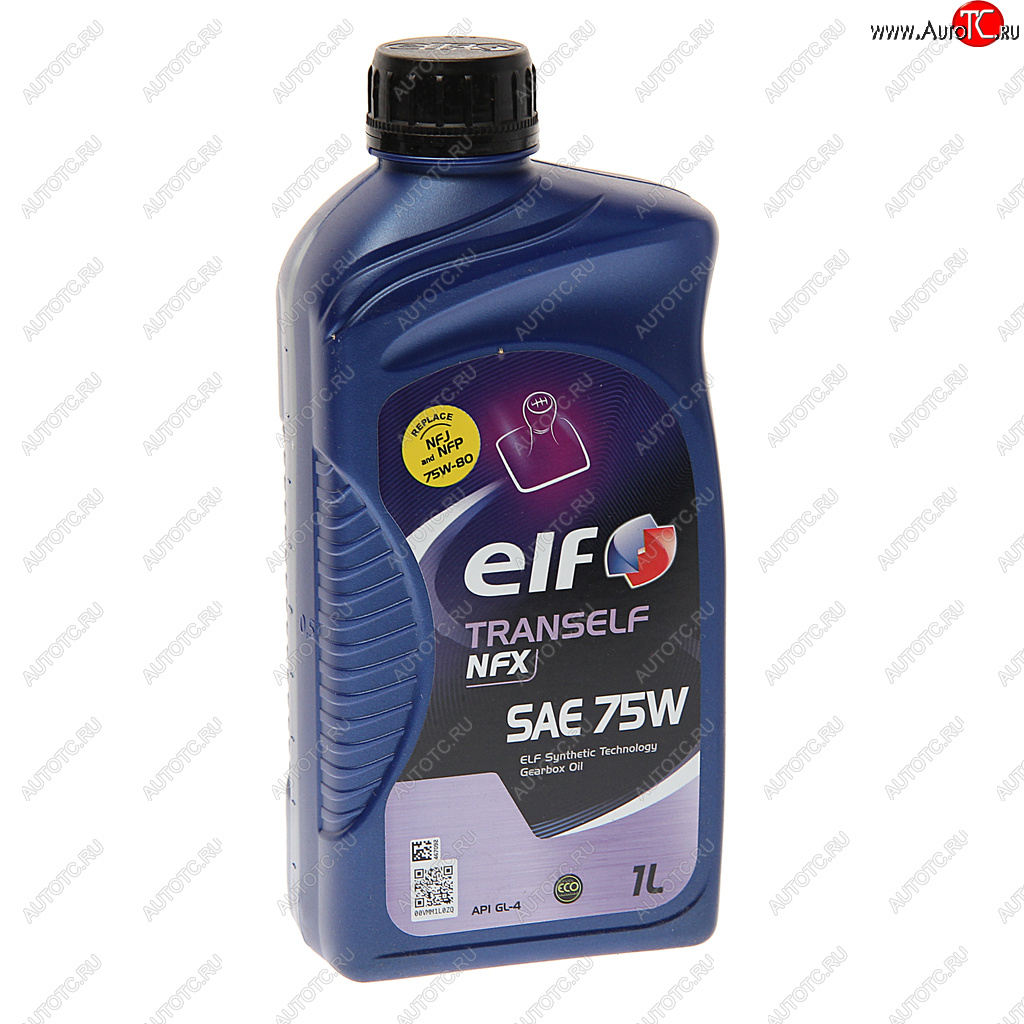 1 459 р. Масло трансмиссионное TRANSELF NFX 75W синт.GL-4 1л ELF ELF 223519  с доставкой в г. Воронеж