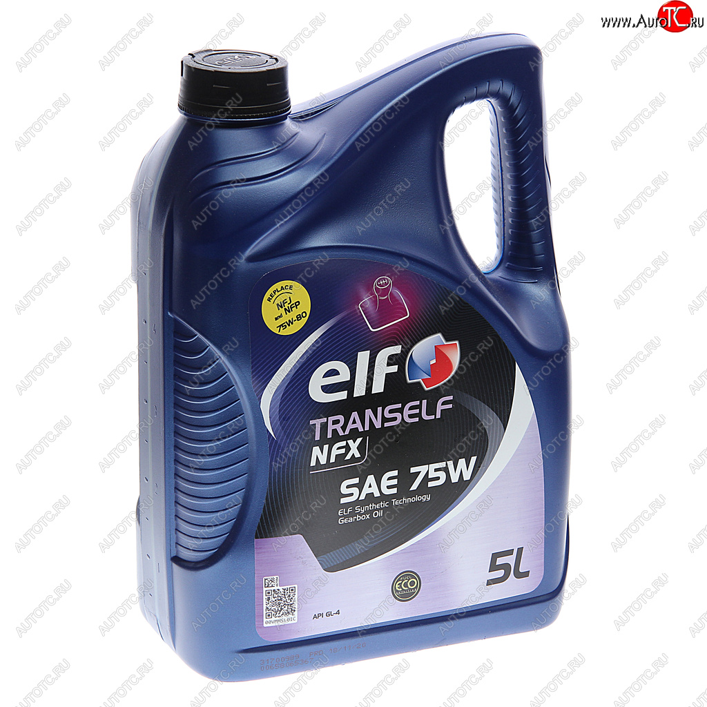 7 949 р. Масло трансмиссионное TRANSELF NFX 75W синт.GL-4 5л ELF ELF 223530  с доставкой в г. Воронеж