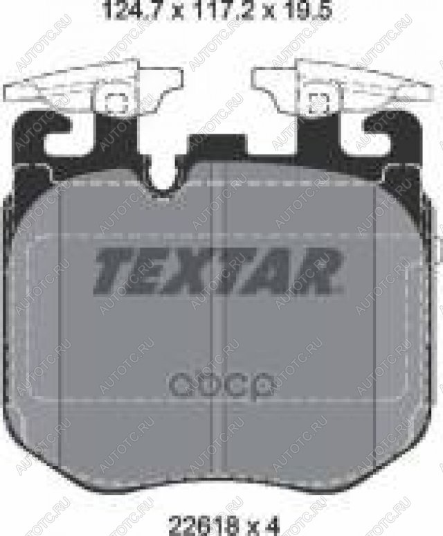 20 449 р. Колодки тормозные передние (4шт.) TEXTAR BMW X5 G05 (2018-2022)  с доставкой в г. Воронеж