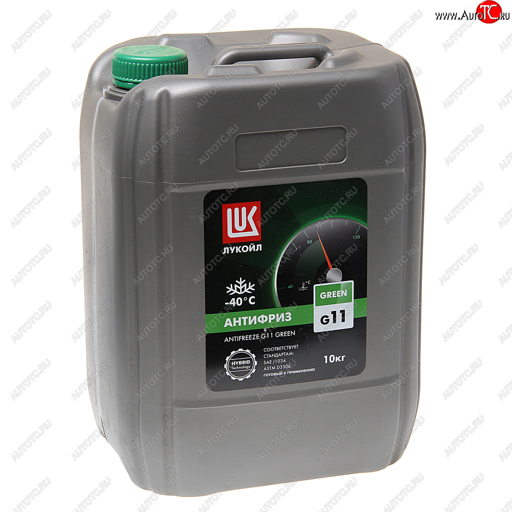 2 279 р. Антифриз зеленый -40C 10кг G11 Green ЛУКОЙЛ LUKOIL 227384  с доставкой в г. Воронеж