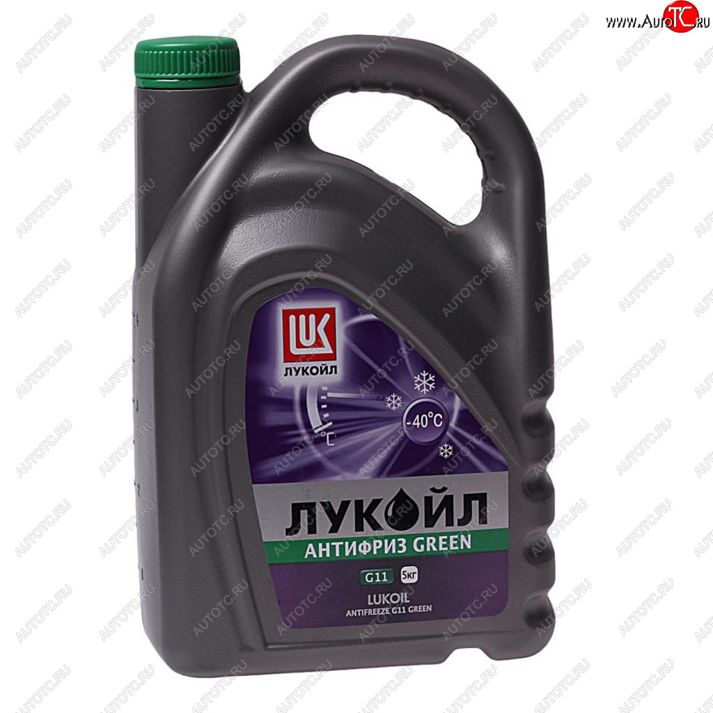 1 189 р. Антифриз зеленый -40C 5кг G11 Green ЛУКОЙЛ LUKOIL 227386  с доставкой в г. Воронеж