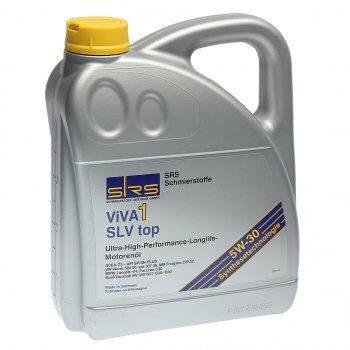 6 999 р. Масло моторное VIVA 1 SLV top(LL3) 5W30 синт.4л SRS SRS 22780  с доставкой в г. Воронеж. Увеличить фотографию 1