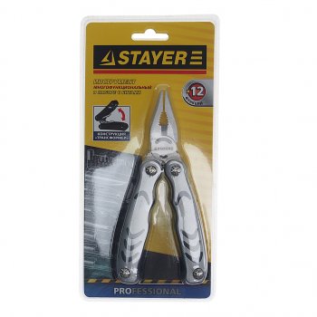 1 359 р. Мультиинструмент 12 в 1 (чехол,набор бит) Profi STAYER STAYER 22852_z01  с доставкой в г. Воронеж. Увеличить фотографию 1