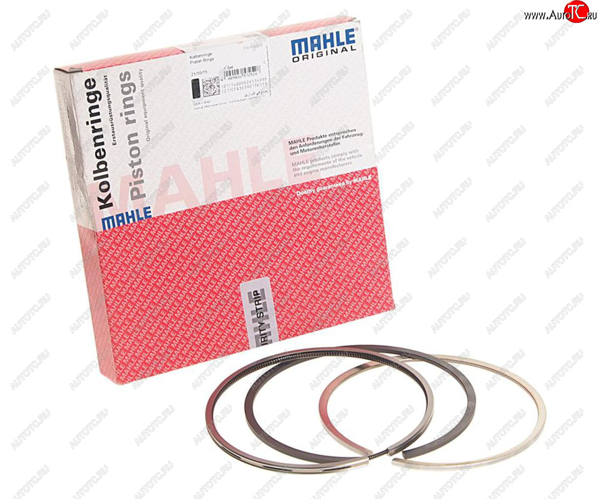 2 099 р. Кольца поршневые MAN дв.D2865,66 (3.5х3х51 d=128) (на 1 поршень) MAHLE MAHLE 22890n0  с доставкой в г. Воронеж