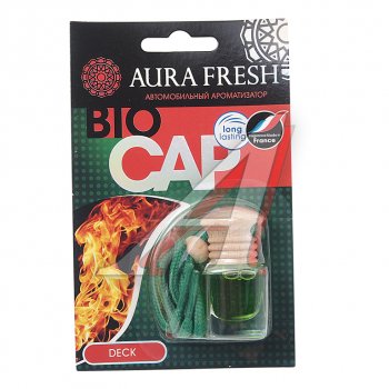 210 р. Ароматизатор подвесной жидкостный (deck) 6мл Bio Cap AURA FRESH AURA FRESH 23007  с доставкой в г. Воронеж. Увеличить фотографию 1