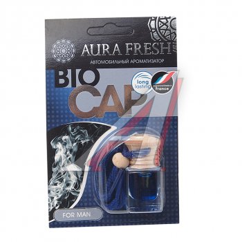 210 р. Ароматизатор подвесной жидкостный (for man) 6мл Bio Cap AURA FRESH AURA FRESH 23009  с доставкой в г. Воронеж. Увеличить фотографию 1