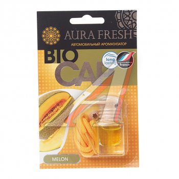 210 р. Ароматизатор подвесной жидкостный (melon) 6мл Bio Cap AURA FRESH AURA FRESH 23011  с доставкой в г. Воронеж. Увеличить фотографию 1