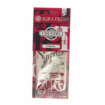 88 р. Ароматизатор подвесной картонный (cherry) Country AURA FRESH AURA FRESH 23019  с доставкой в г. Воронеж. Увеличить фотографию 1