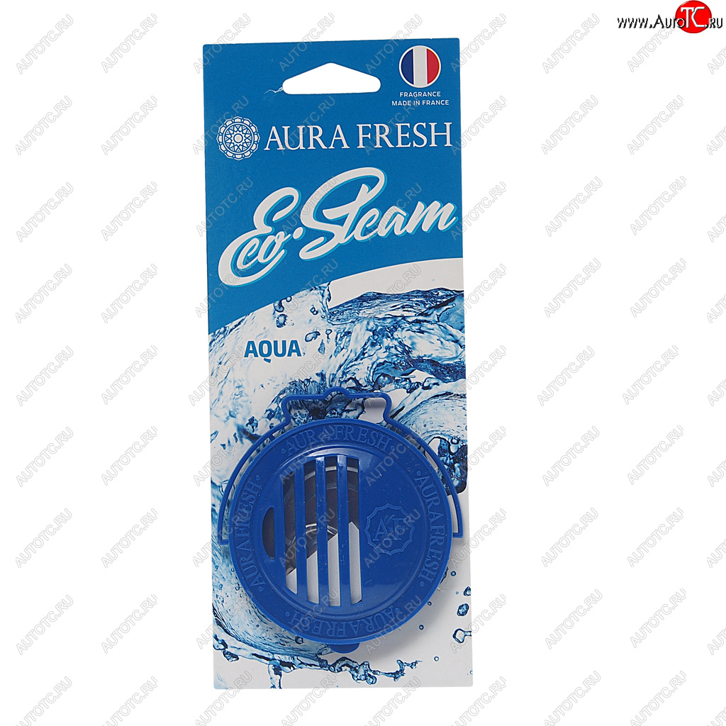 290 р. Ароматизатор на панель приборов древесное волокно (aqua) 40г Eco Steam AURA FRESH AURA FRESH 23028  с доставкой в г. Воронеж