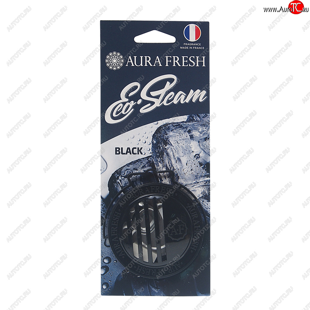 290 р. Ароматизатор на панель приборов древесное волокно (black) 40г Eco Steam AURA FRESH AURA FRESH 23029  с доставкой в г. Воронеж