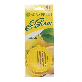 290 р. Ароматизатор на панель приборов древесное волокно (lemon) 40г Eco Steam AURA FRESH AURA FRESH 23037  с доставкой в г. Воронеж. Увеличить фотографию 1