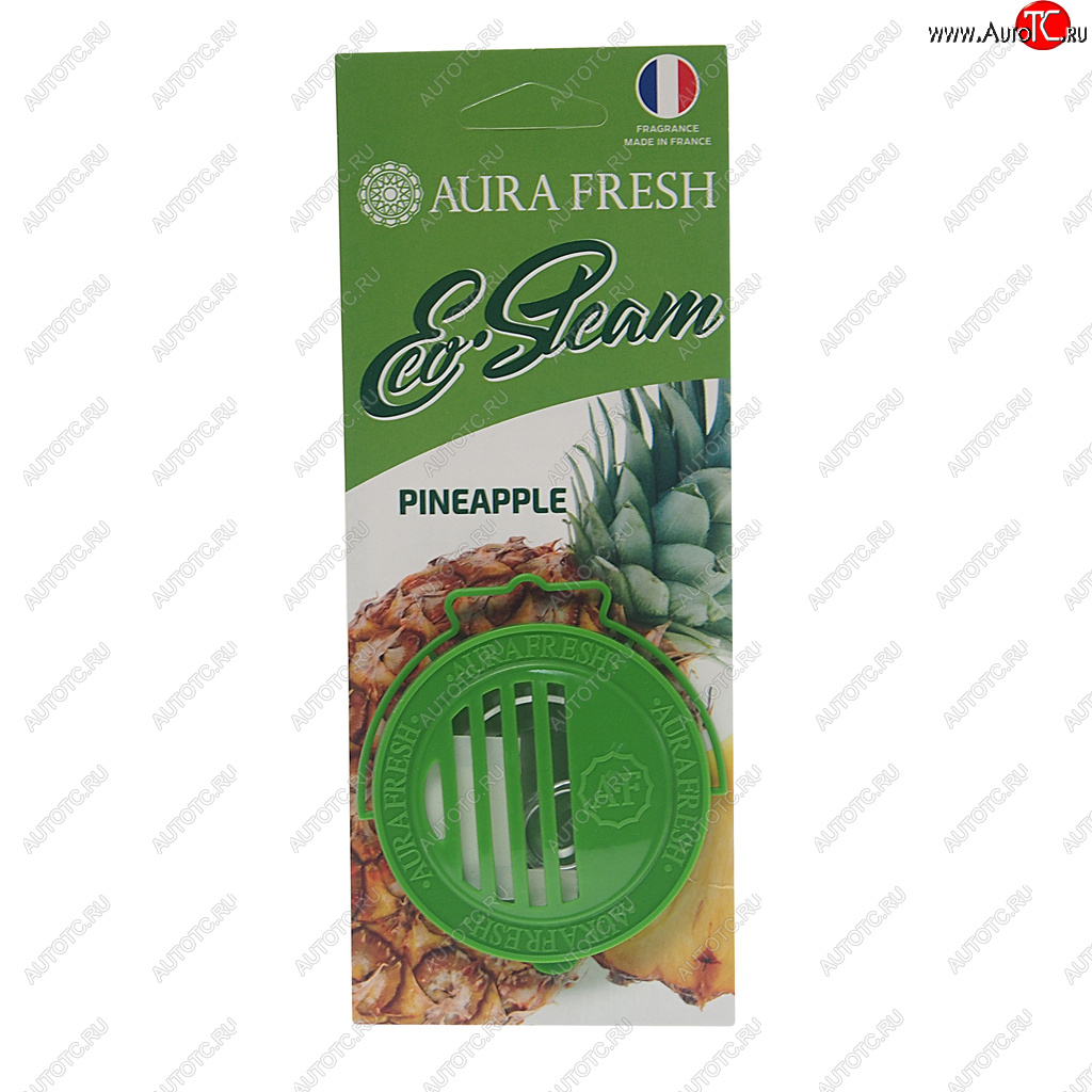 290 р. Ароматизатор на панель приборов древесное волокно (pineapple) 40г Eco Steam AURA FRESH AURA FRESH 23040  с доставкой в г. Воронеж