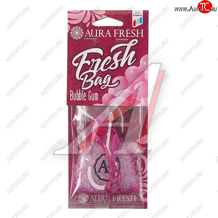 182 р. Ароматизатор подвесной гранулы (bubble gum) 20г Fresh Bag AURA FRESH AURA FRESH 23045  с доставкой в г. Воронеж