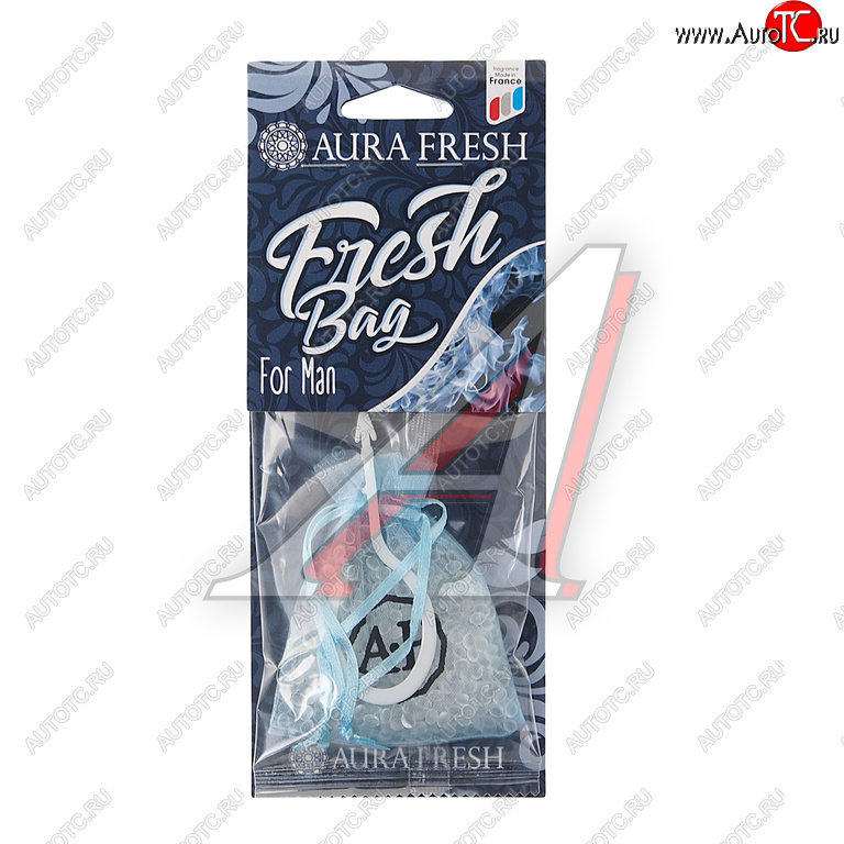 182 р. Ароматизатор подвесной гранулы (for man) 20г Fresh Bag AURA FRESH AURA FRESH 23047  с доставкой в г. Воронеж
