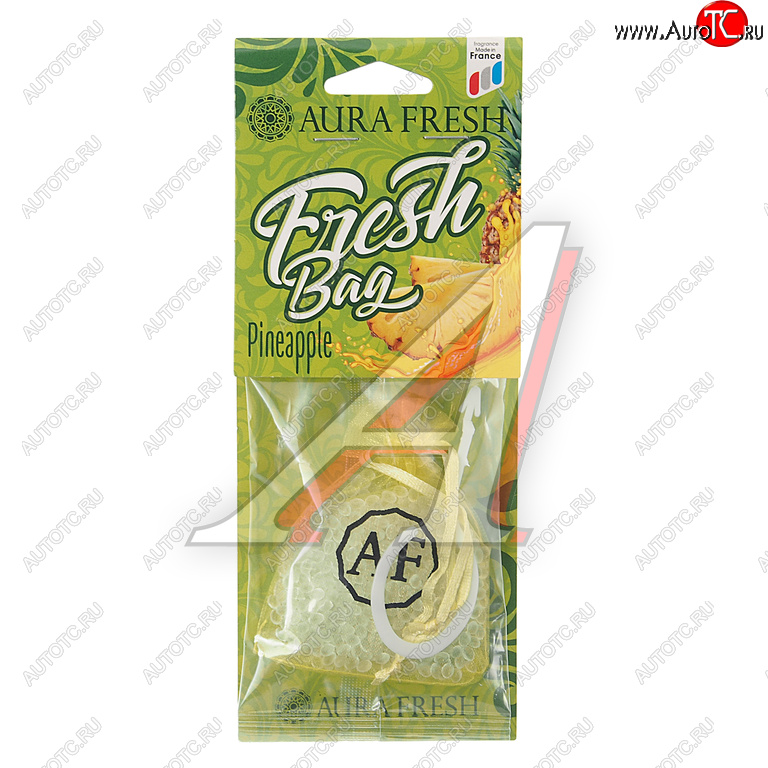 182 р. Ароматизатор подвесной гранулы (pineapple) 20г Fresh Bag AURA FRESH AURA FRESH 23050  с доставкой в г. Воронеж
