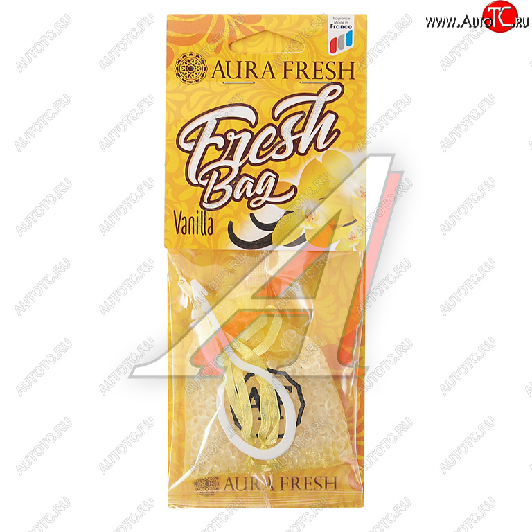 182 р. Ароматизатор подвесной гранулы (vanilla) 20г Fresh Bag AURA FRESH AURA FRESH 23051  с доставкой в г. Воронеж